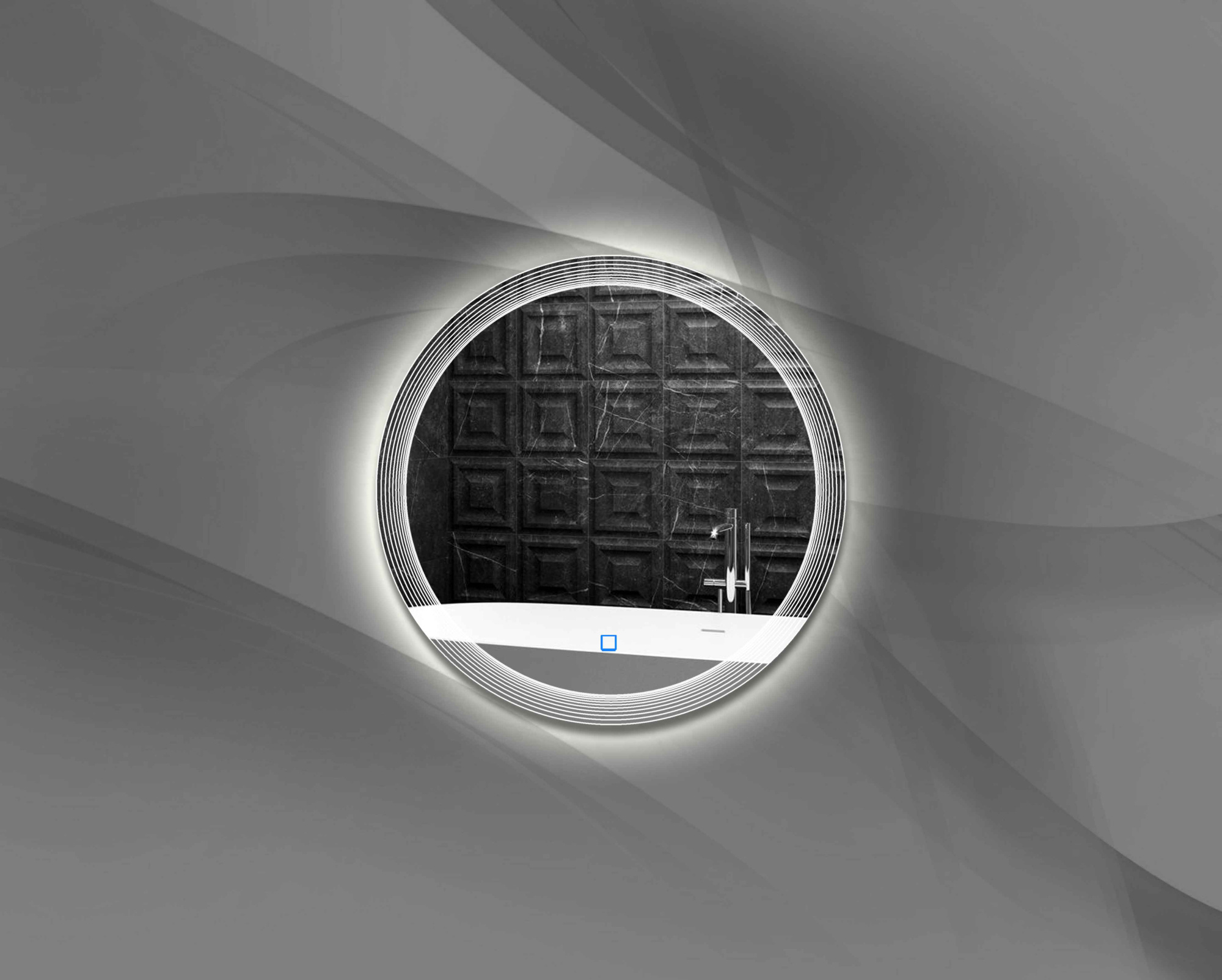 Зеркало с подсветкой RING LASER 